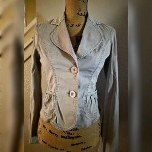 Y2K Sashimi Nordstrom Utility Moto Crop Jacket Small Downtown Girl